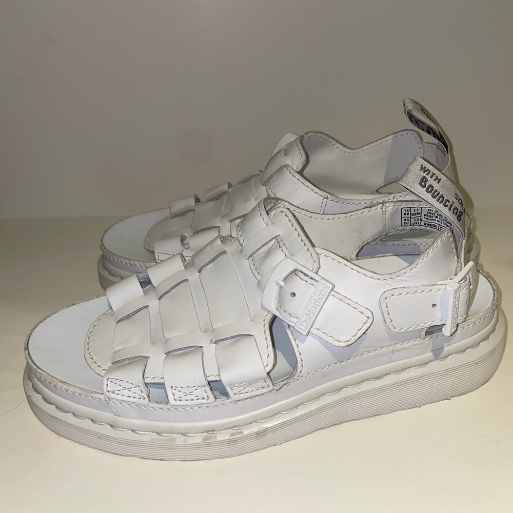Dr. Martens 8092 Arc Mono Strappy Sandals 25736100 White Softy T Men's 11 US New